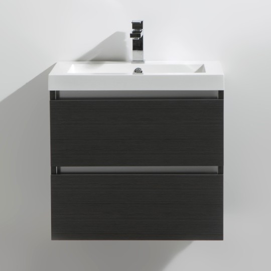 Meuble de salle de bain 60 cm CITY Finition gris