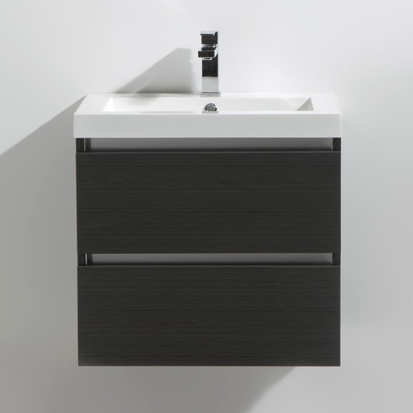 Meuble de salle de bain 60 cm CITY Finition gris