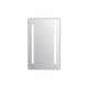 Miroir salle de bain VISIO 40x75 cm avec rétroéclairage LED et prises électriques
