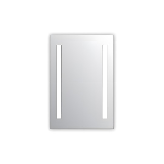 Miroir salle de bain VISIO 50x75 cm avec rétroéclairage LED et prises électriques