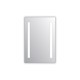 Miroir salle de bain VISIO 50x75 cm avec rétroéclairage LED et prises électriques