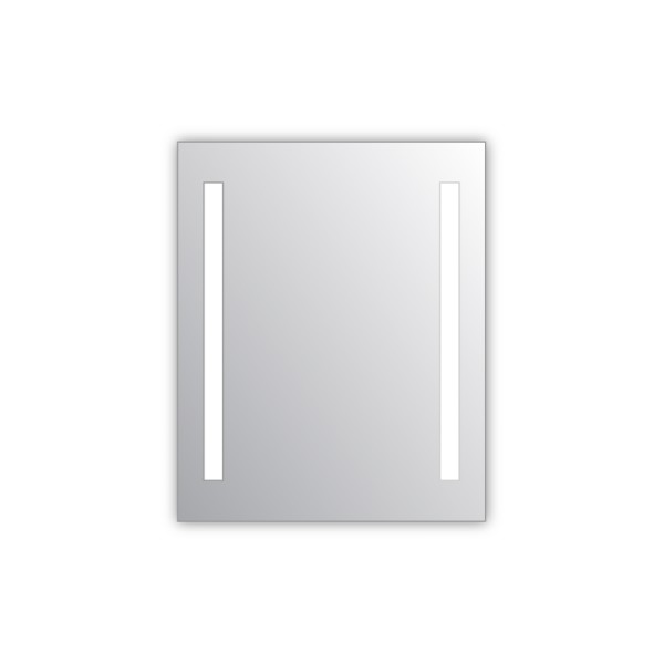 Miroir salle de bain VISIO 60x75 cm avec rétroéclairage LED et prises électriques