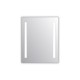 Miroir salle de bain VISIO 60x75 cm avec rétroéclairage LED et prises électriques
