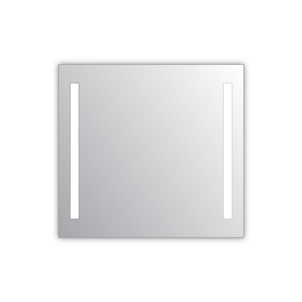 Miroir salle de bain VISIO 80x75 cm avec rétroéclairage LED et prises électriques