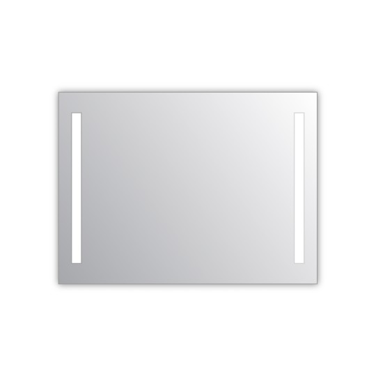 Miroir salle de bain VISIO 100x75 cm avec rétroéclairage LED et prises électriques