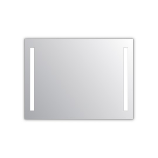 Miroir salle de bain VISIO 100x75 cm avec rétroéclairage LED et prises électriques