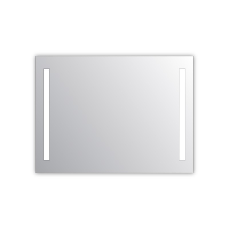 Miroir salle de bain VISIO 100x75 cm avec rétroéclairage LED et prises électriques Miroir salle de bain VISIO 100x75 cm avec rétroéclairage LED et prises électriques