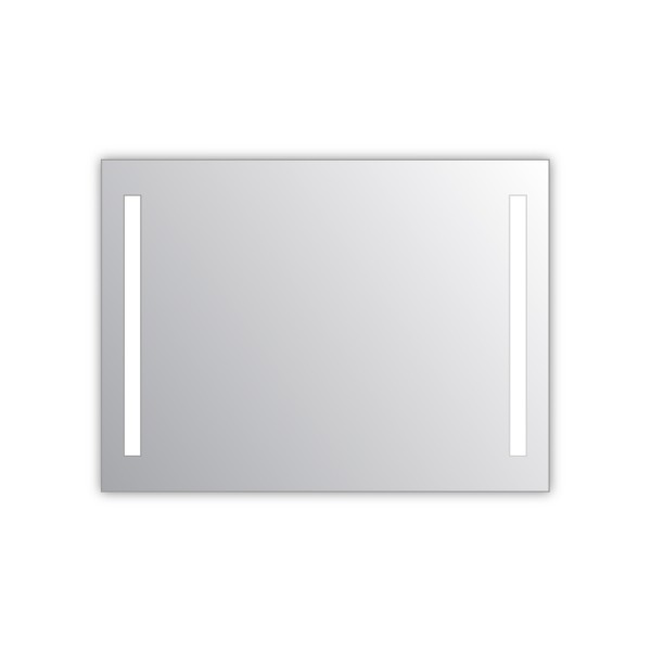 Miroir salle de bain VISIO 100x75 cm avec rétroéclairage LED et prises électriques