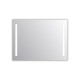 Miroir salle de bain VISIO 100x75 cm avec rétroéclairage LED et prises électriques