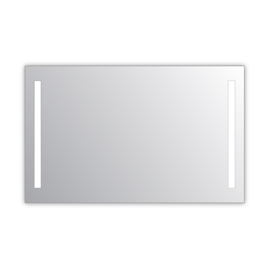 Miroir salle de bain VISIO 120x75 cm avec rétroéclairage LED et prises électriques