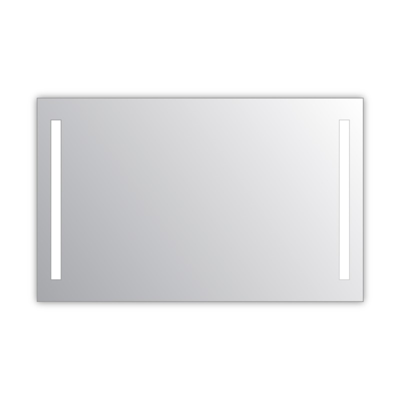 Miroir salle de bain VISIO 120x75 cm avec rétroéclairage LED et prises électriques Miroir salle de bain VISIO 120x75 cm avec rétroéclairage LED et prises électriques