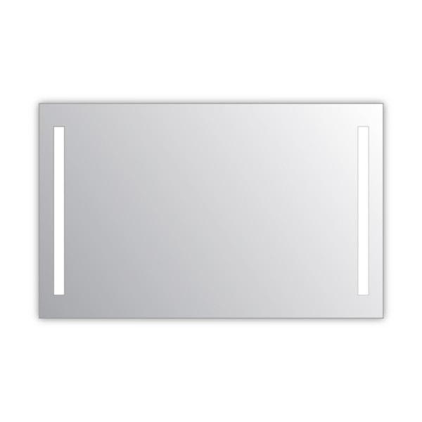 Miroir salle de bain VISIO 120x75 cm avec rétroéclairage LED et prises électriques