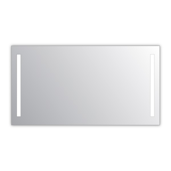 Miroir salle de bain VISIO 140x75 cm avec rétroéclairage LED et prises électriques