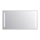 Miroir salle de bain VISIO 140x75 cm avec rétroéclairage LED et prises électriques