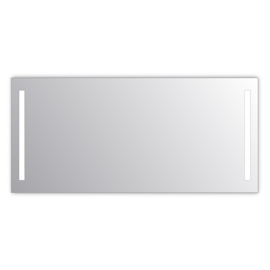 Miroir salle de bain VISIO 160x75 cm avec rétroéclairage LED et prises électriques