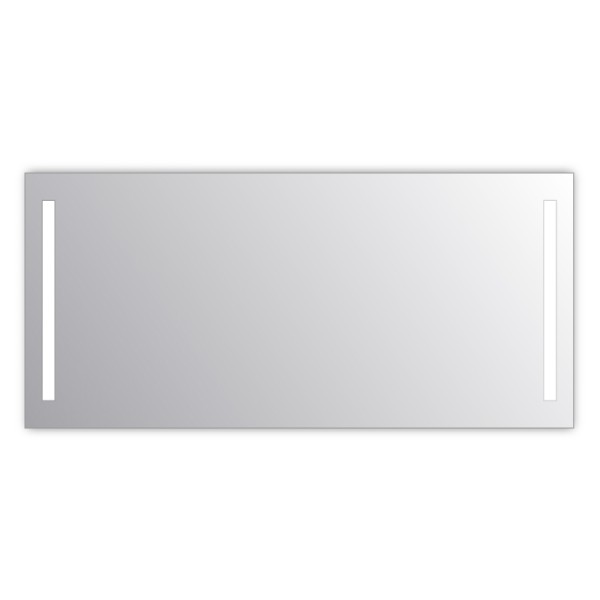 Miroir salle de bain VISIO 160x75 cm avec rétroéclairage LED et prises électriques