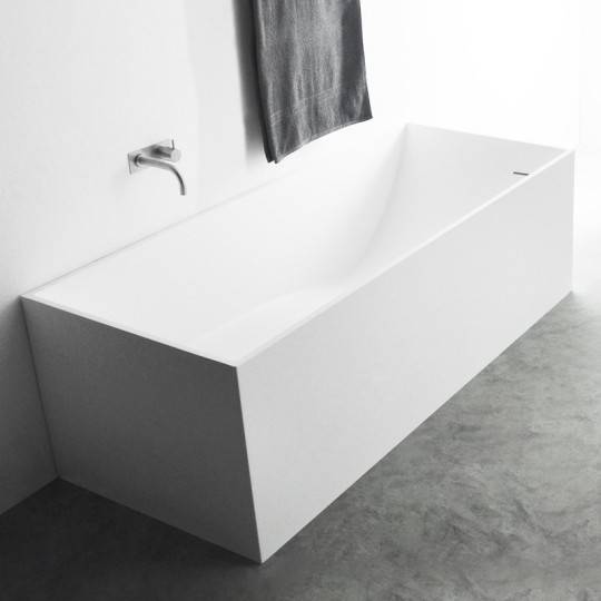 Baignoire ilot SQUARE 180 MATE Solid Surface