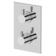 Mitigeur thermostatique mural 3 sorties pour douche