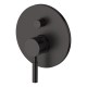 Robinet mitigeur mural 2 sorties noir mat pour douche Collection LOOP