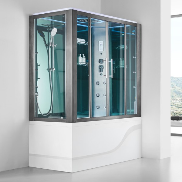 Baignoire douche hammam OMEGA 150 (version droite)