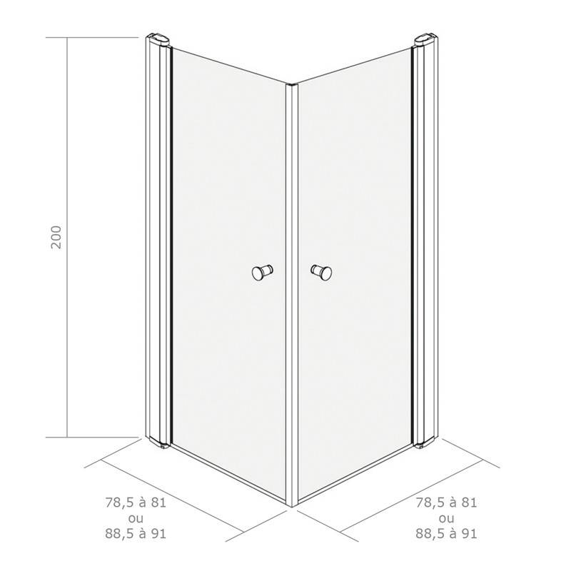 Dimensions et plages d'ajustement