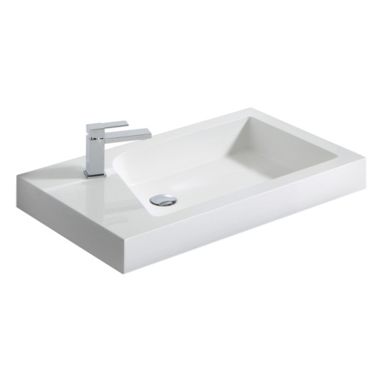 Vasque GINGER 80 x 48 cm en composite
