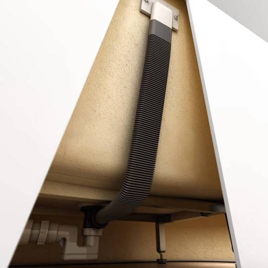 Trop-plein intégré à la coque