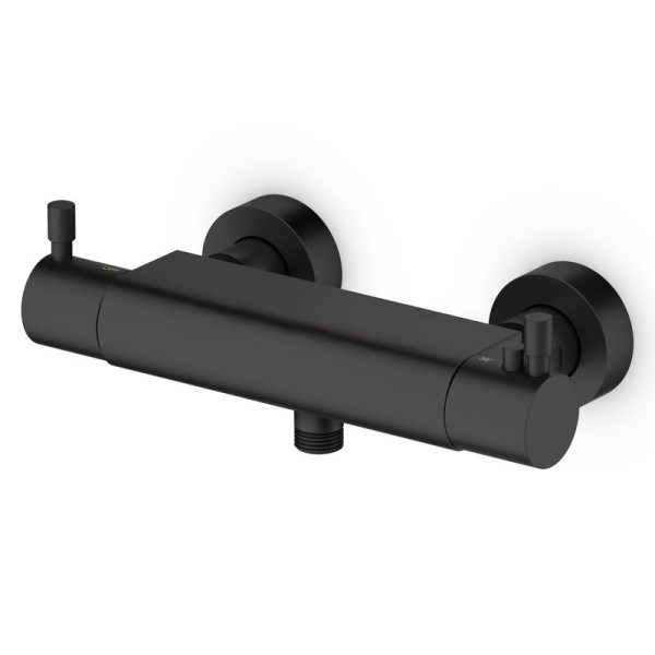 Mitigeur thermostatique noir mat avec cartouche Sedal