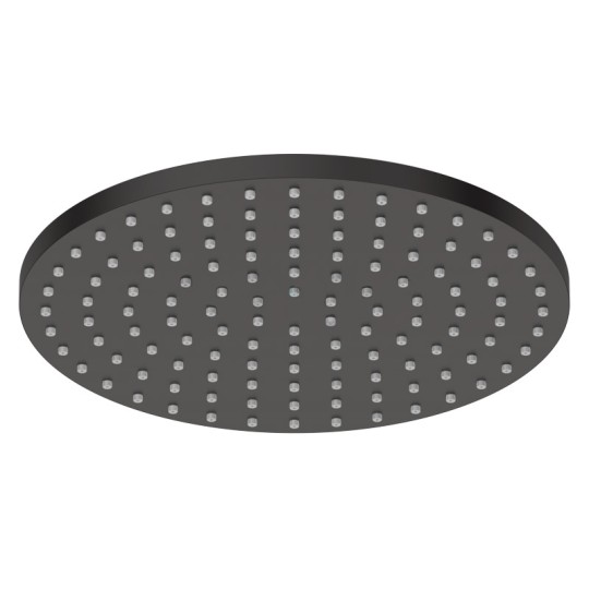 Douche de tête ø﻿﻿﻿ 20 cm en laiton noir mat