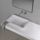Vasque rectangulaire LAKE 60 en Solid Surface