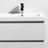 Vasque 120 cm en marbre de synthèse