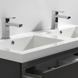 Vasque 120 cm en marbre de synthèse