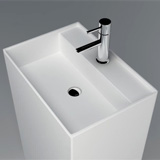 Lavabo colonne en Solid Surface (Corian)