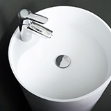 Lavabo colonne en Solid Surface (Corian)